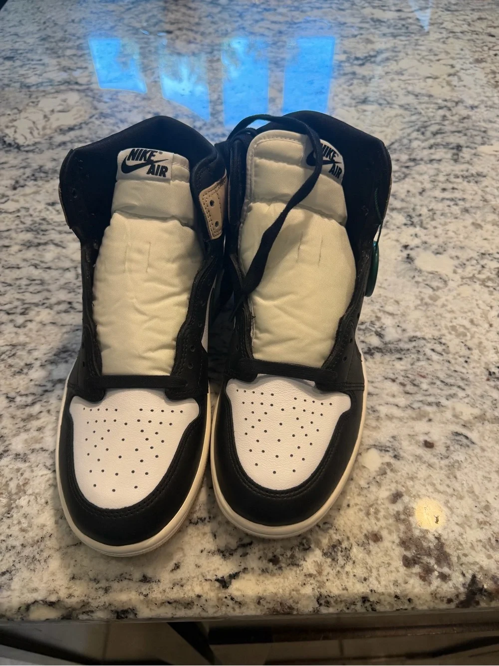 Nike Cream and Brown WMNS Air Jordan 1 Retro Shoe Box